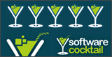5 cocktails award from SoftwareCocktail.com