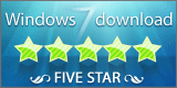 5 Stars Awarded on Windows 7 Download